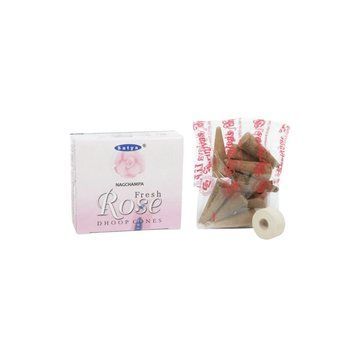 Ароматичні конуси Fresh Rose Satya Свіжа троянда 12 шт. в уп. 6436855 фото