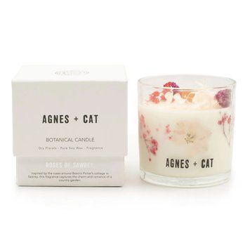 Ботанічна соєва свічка Троянди Сорі Agnes+Cat Roses of Sawrey 350г 6439650 фото