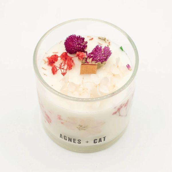 Ботанічна соєва свічка Троянди Сорі Agnes+Cat Roses of Sawrey 350г 6439650 фото