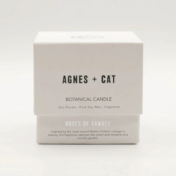 Ботанічна соєва свічка Троянди Сорі Agnes+Cat Roses of Sawrey 350г 6439650 фото
