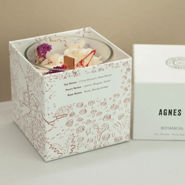 Ботанічна соєва свічка Троянди Сорі Agnes+Cat Roses of Sawrey 350г 6439650 фото