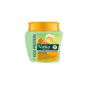 Маска для волосся Egg-Protein Відновлення пошкодженого волосся Vatika Dabur 500 г 5022496002776 фото