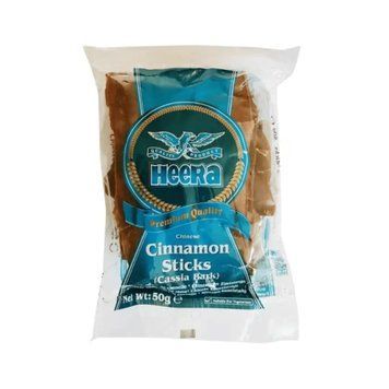 Цілі палички кориці (касія) Heera Chinese Cinnamon Sticks Cassia 50 г 5031416220091 фото