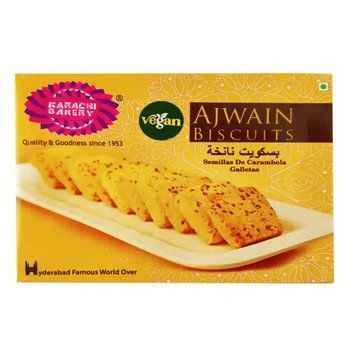 Печиво веганське з ажвайном Karachi Bakery Vegan Ajwain Biscuits 400 г 8906065030438 фото