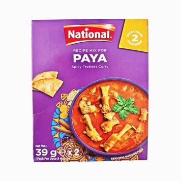 Суміш спецій для тушкованого м'яса National Paya Mix 78 г 620514012438 фото
