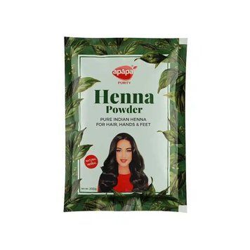 Хна для фарбування волосся та шкіри (мехенді) APAPA 200 г 8904376001659 фото