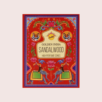 Аромаконуси зворотнього потоку Сандал Sreevani Back Flow cones Sandalwood 10 шт. в уп. 6439119 фото