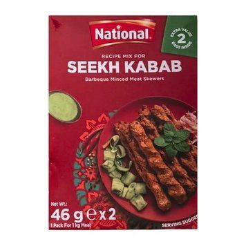 Суміш спецій для кебабів National Seekh Kabab Mix 92 г 620514006789 фото