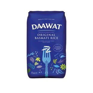 Рис басматі довгозернистий Daawat Original 1 кг 8719632250111 фото