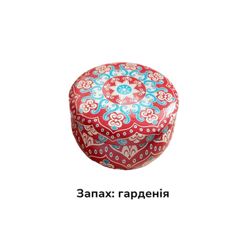 Аромасвічка з соєвого воску в металевій банці Гарденія 60г 6437071 фото
