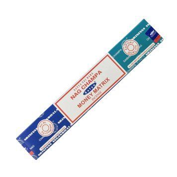 Аромапалички Наг Чампа та Грошова матриця Satya Nag Champa Money Matrix 16 г 8904234405780 фото