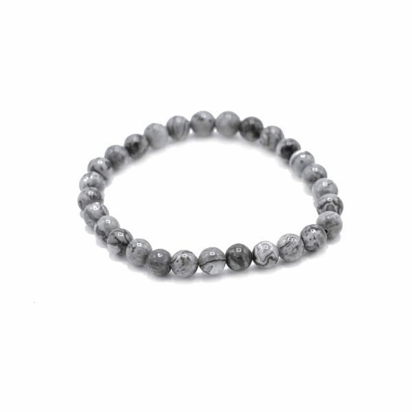 Браслет з каменем Маніфестація Яшма Map Stone ZEN Style 5056368332739 фото
