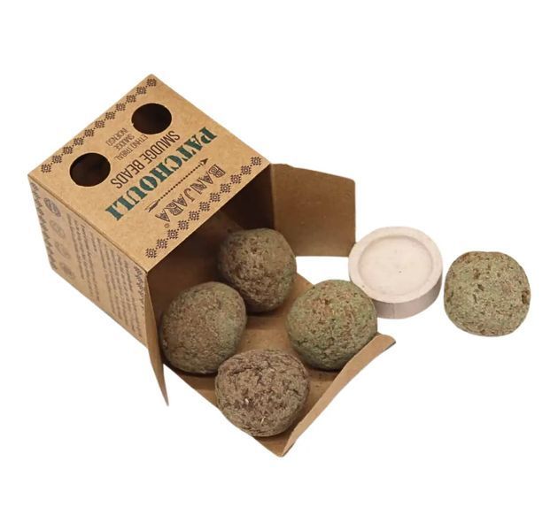 Ароматичні кульки Пачулі Banjara Incense Balls Patchouli 5 шт 8901234591543 фото