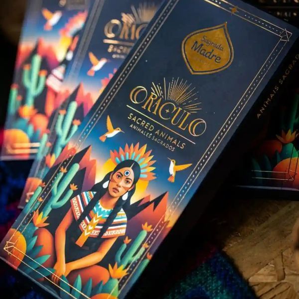 Ароматичні палички 8 шт. + оракул-карта Oracle Sacred Animals від Sagrada Madre 7798348237594 фото