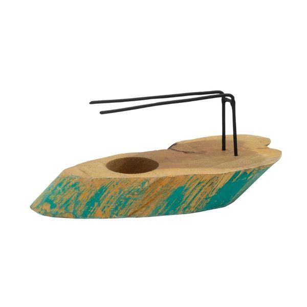 Підставка для Palo Santo з дерева суар Greenwash 22&times;9,5&times;8 см ZEN Aroma 5056368335051 фото