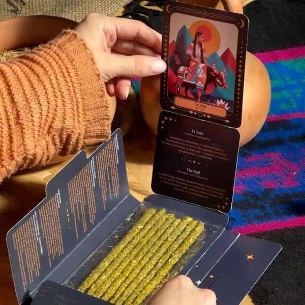 Ароматичні палички 8 шт. + оракул-карта Oracle Sacred Animals від Sagrada Madre 7798348237594 фото