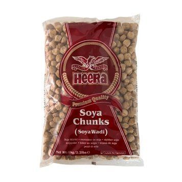 Соєві шматочки Heera Soya Chunks 1 кг 5031416200192 фото
