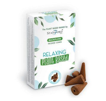 Рослинні ароматичні конуси зворотного потоку Релаксація Stamford Premium Plant Based Relaxation Backflow Incense Cones 12 шт. в уп. 6439576 фото
