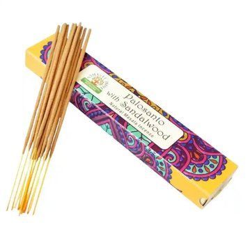 Аромапалички Пало Санто з Сандалом Namaste India Palo Santo with Sandalwood 15 г 8906006498655 фото