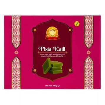 Індійські солодощі з кеш'ю та фісташкою Annam Pista Katli 300 г 4260480193203 фото