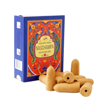 Аромаконуси зворотнього потоку Наг Чампа Sreevani Back Flow cones Nag Champa 10 шт. в уп. 6439115 фото