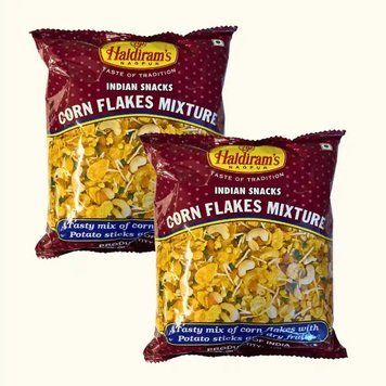 Снек суміш з кукурудзяними пластівцями Haldiram's Cornflakes Mix (Промо-набір 2&times;150 г) 8904004401943-1 фото