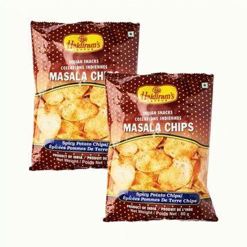 Масала чіпси Haldiram's Masala Chips (Промо-набір 2&times;80 г) 8904004402377-1 фото