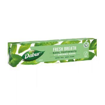 Зубна паста з туласі (священним базиліком) Dabur ORGANIC 100 мл 6291069700299 фото
