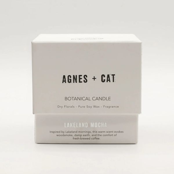 Ботанічна соєва свічка Лейкленд Мокка Agnes+Cat Lakeland Mocha 350г 6439653 фото